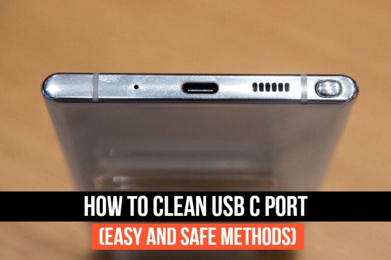 How to clean USB C Port