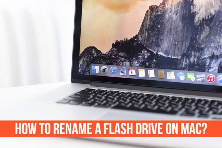 How To Rename a Flash Drive on Mac