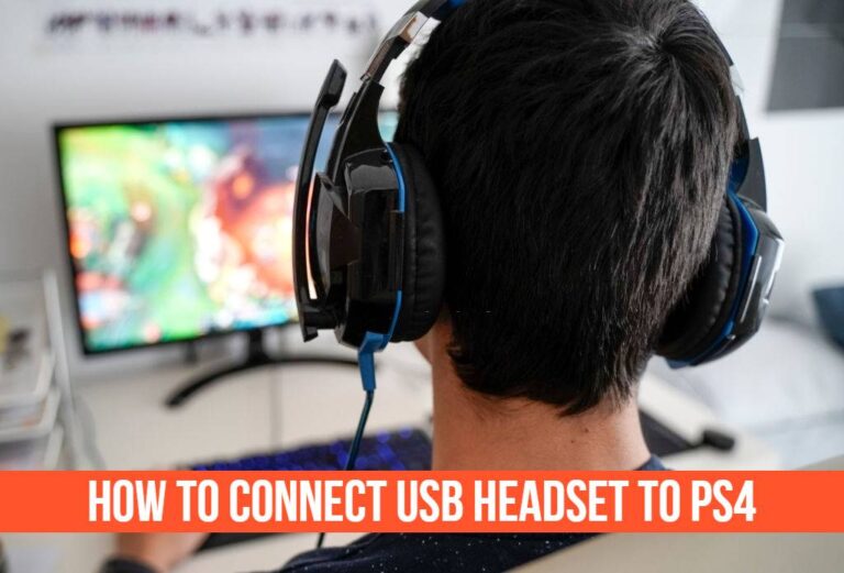 How to Connect USB headset to PS4