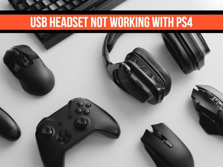 USB Headset not working with PS4