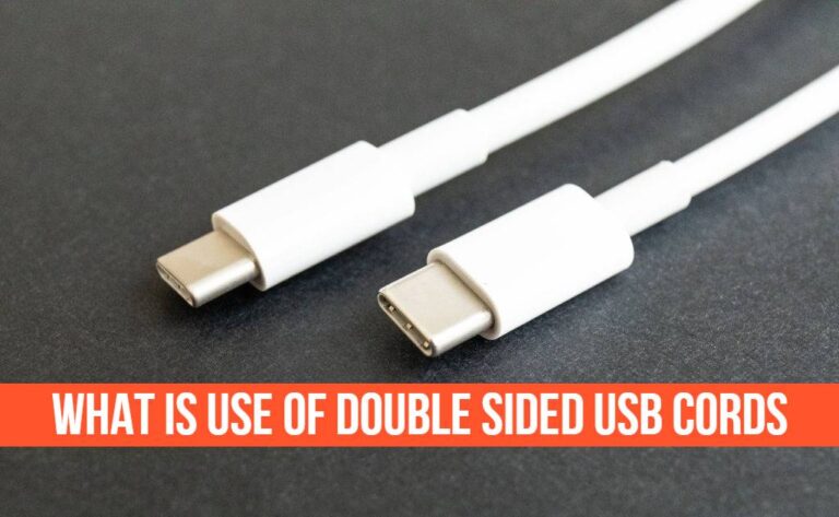 What is Use of Double Sided USB Cords