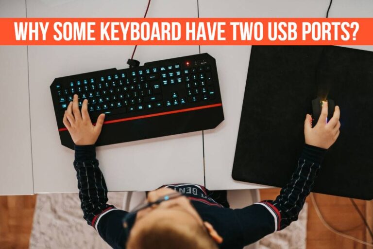 Why Keyboard Have Two USB Ports