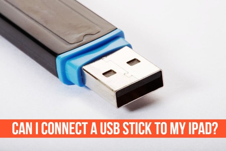 Can I Connect a USB Stick to my iPad
